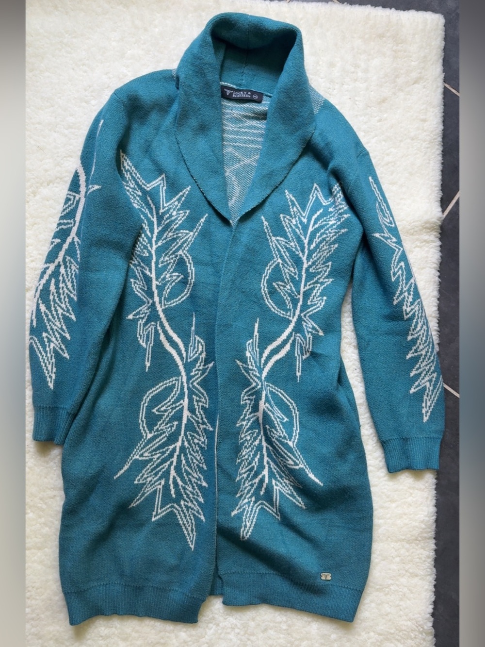 Lucky & Blessed long cardigan